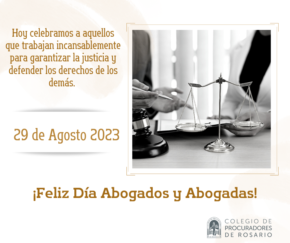 ¡Feliz día del Abogado y Abogada!