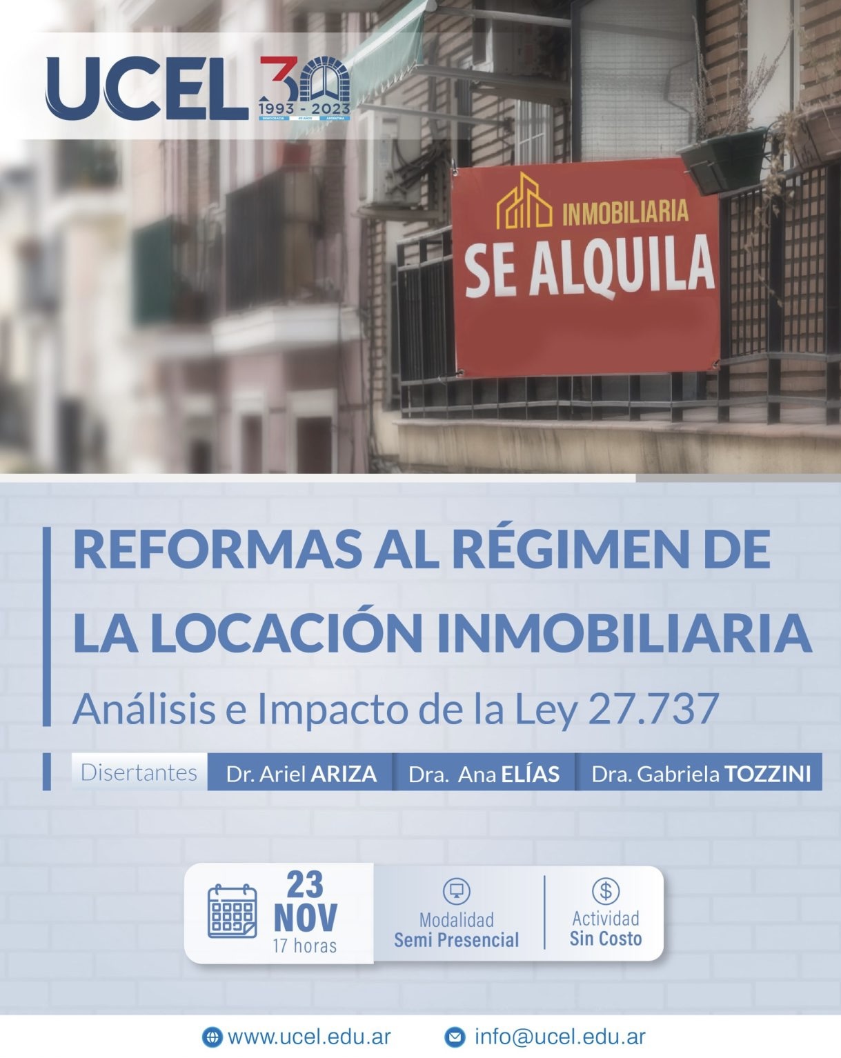 Reformas al Régimen de la Locación Inmobiliaria.